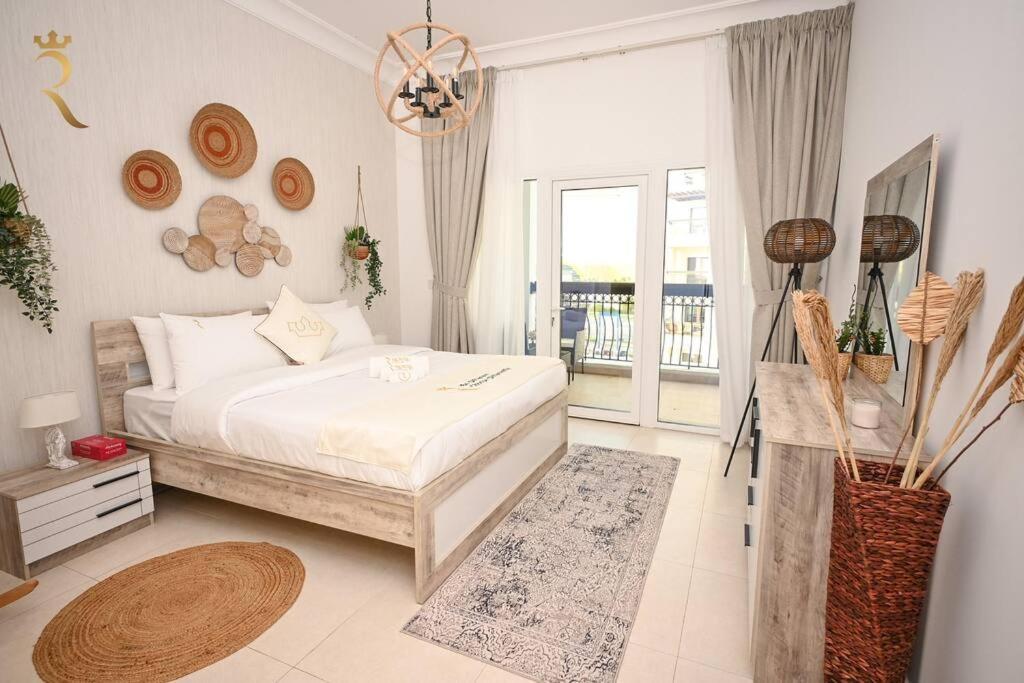 Yas Natura Bliss 1Br Apartment Abu Dhabi Exteriör bild