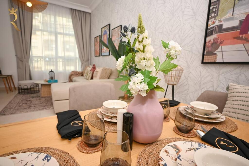 Yas Natura Bliss 1Br Apartment Abu Dhabi Exteriör bild