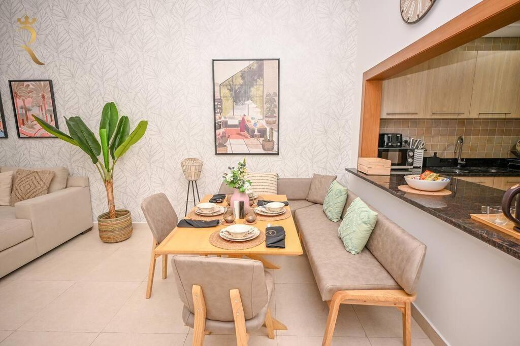 Yas Natura Bliss 1Br Apartment Abu Dhabi Exteriör bild