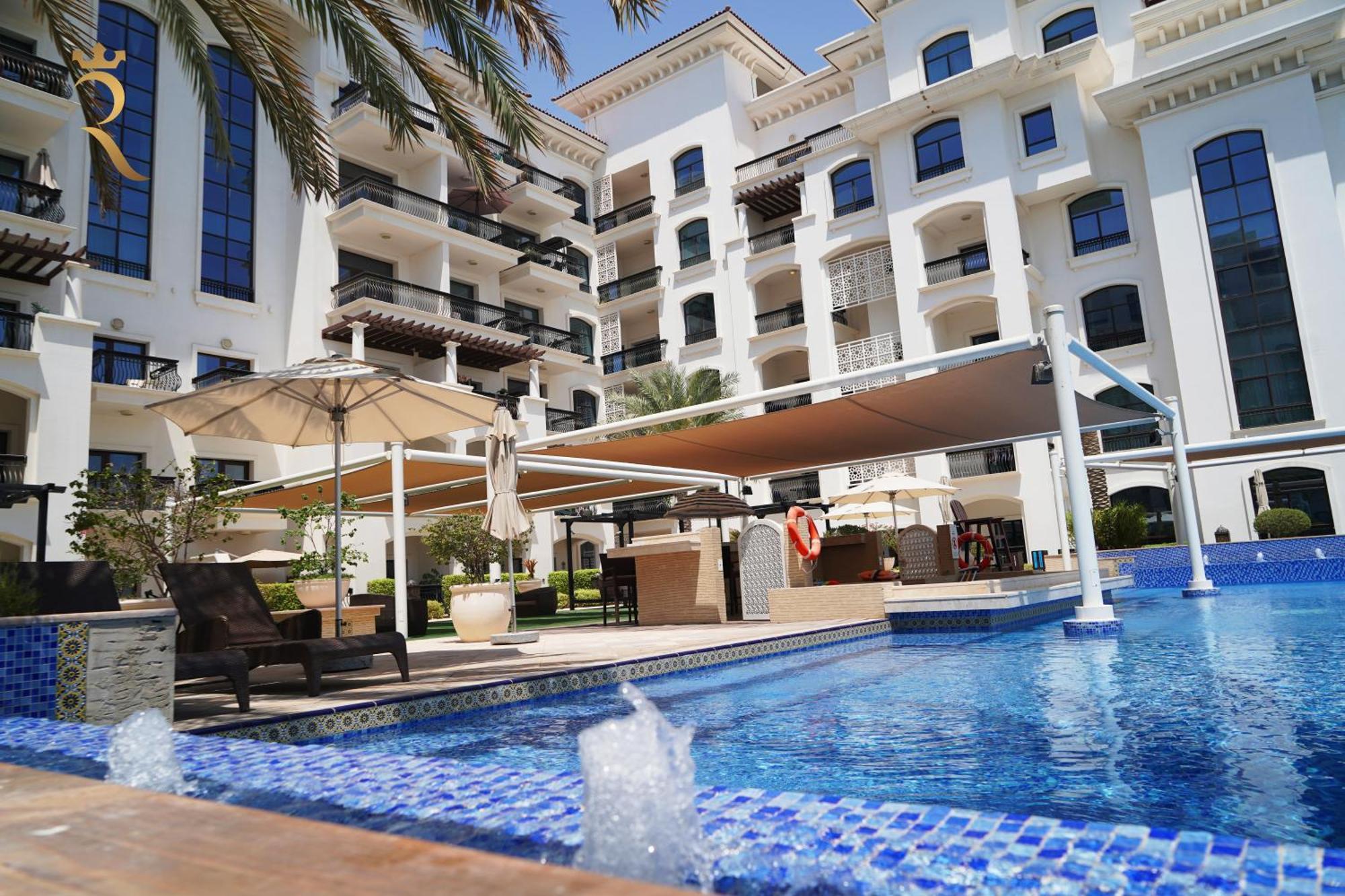 Yas Natura Bliss 1Br Apartment Abu Dhabi Exteriör bild