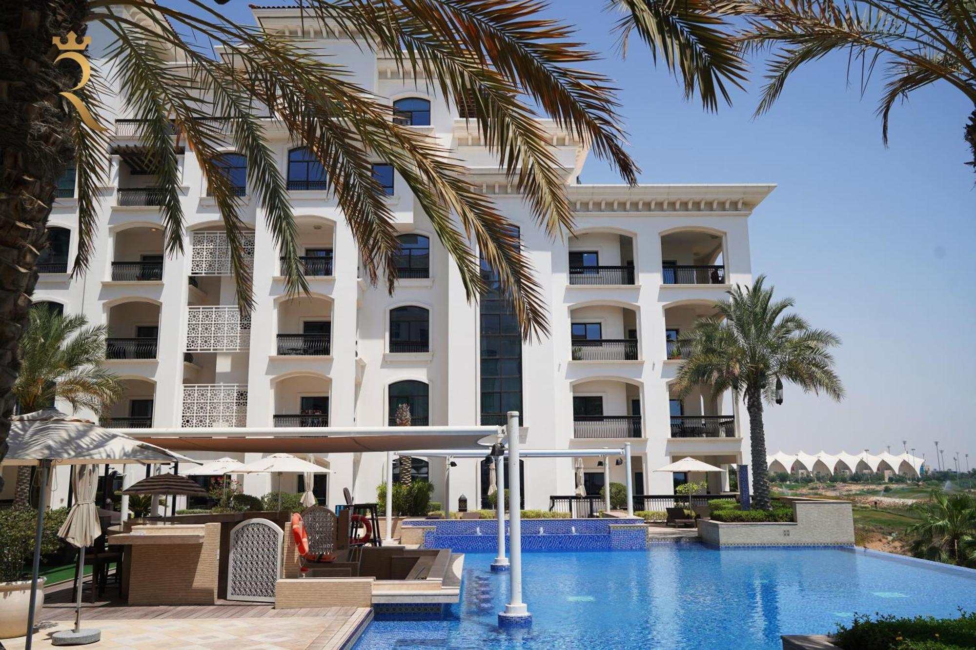 Yas Natura Bliss 1Br Apartment Abu Dhabi Exteriör bild